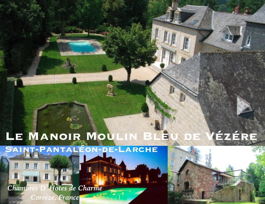 French Correze Moulin Bleu Hotel Saint-Pantaléon-de-Larche Room photo